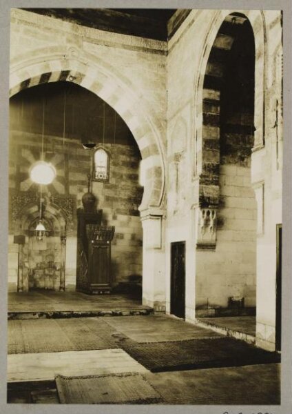K.A.C. Creswell, Southeast iwan of the mosque of Mamluk Amir Qaraquja al-Hasani, Cairo