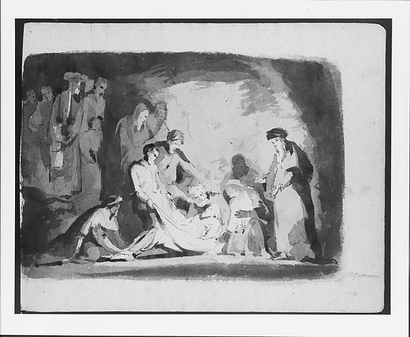 Thomas Sully, Entombment (from Sketchbook)