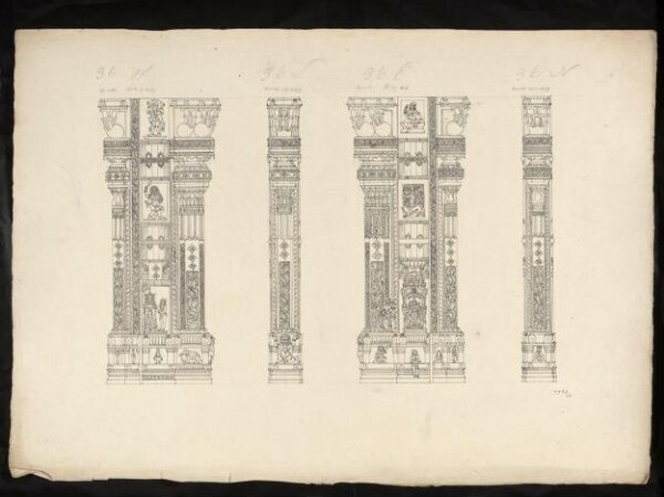 Unknown, Architectural drawing of Tirumala Nayak at Madura,