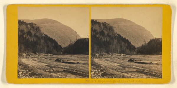 Benjamin West Kilburn, Elephant's Head, Crawford Notch.