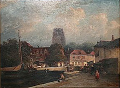 Solomon Leonard Verveer, Hollands stadsgezicht