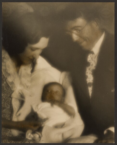 Louis Fleckenstein, [Family Portrait with Swaddled Baby]