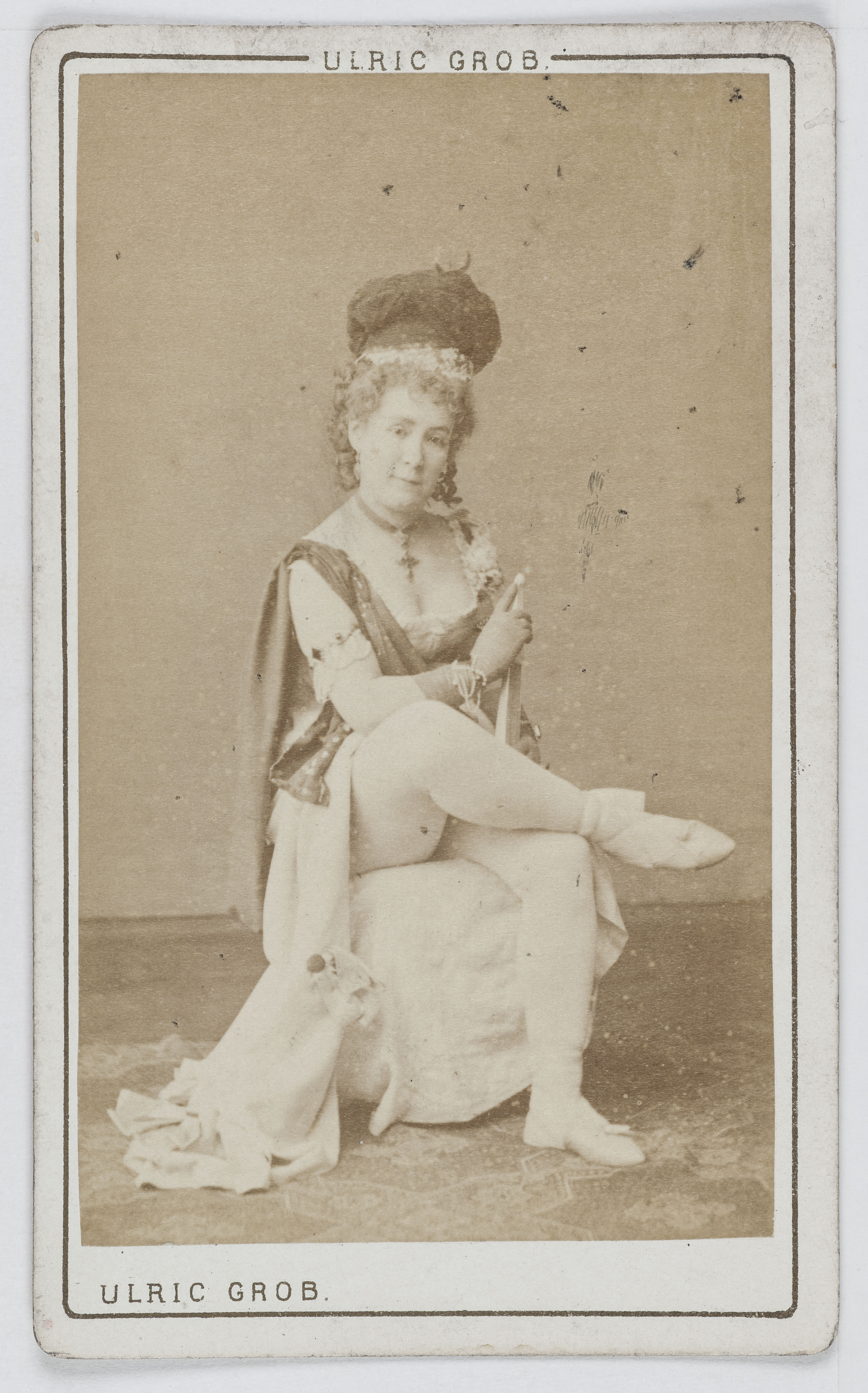 Ulric Grob, Portrait de Sterlini, actrice au Théâtre des Variétés.