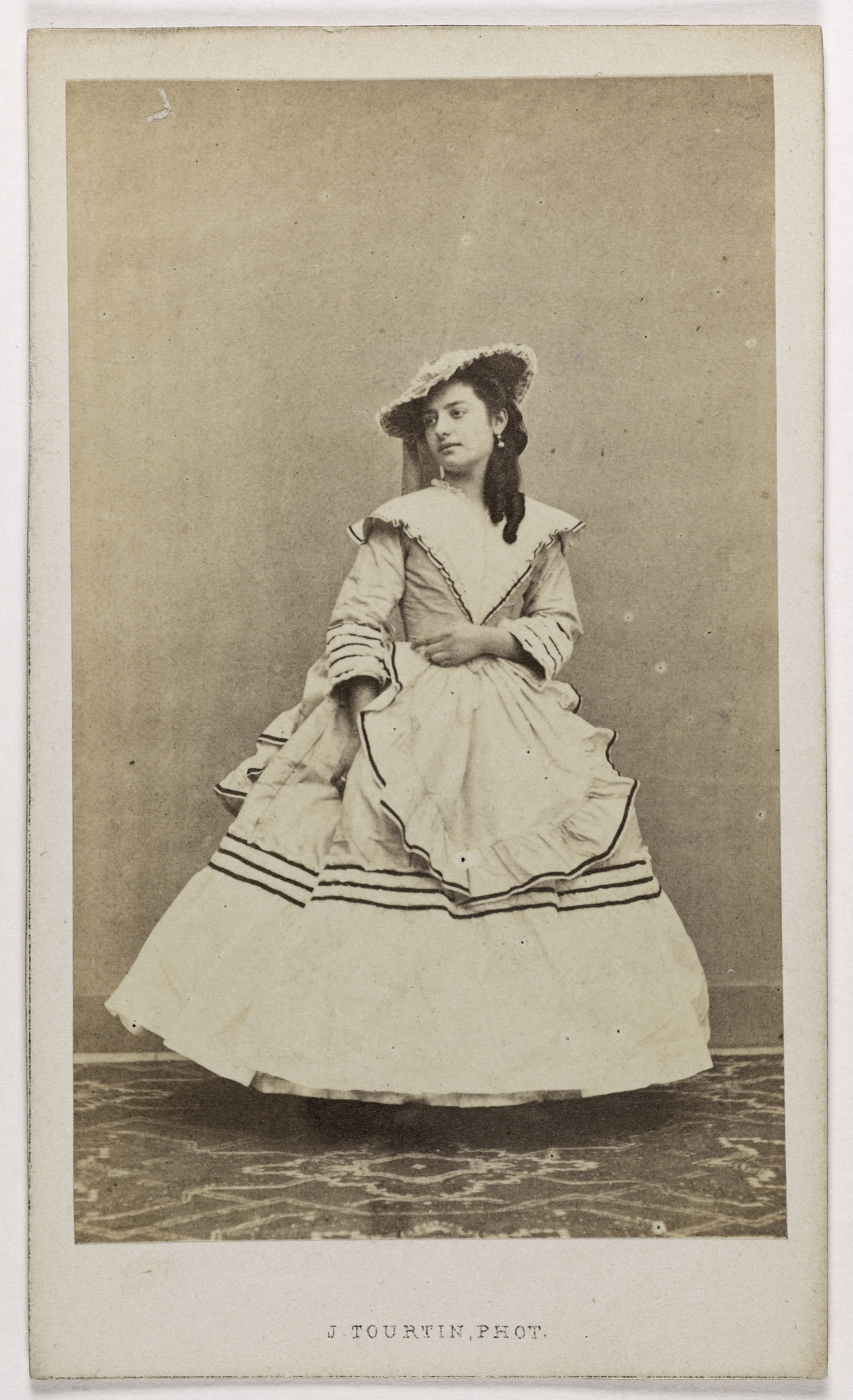 Joseph Tourtin, Portrait de Bianca (Blanche ou Céline Boissard, dite), (1840-1902), (actrice)