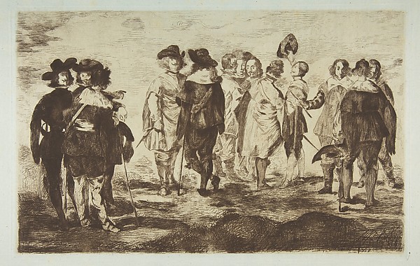 Edouard Manet, The Little Cavaliers, after "Velázquez"