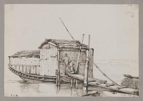 George Chinnery, A boat-dwelling