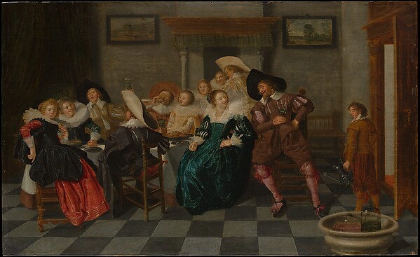Dirck Hals, A Banquet