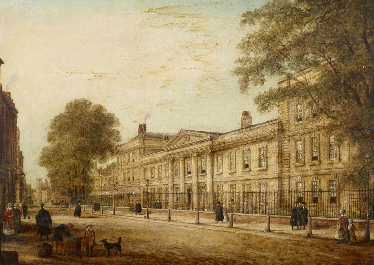 Richard Banks Harraden, The Front Entrance, Emmanuel College, Cambridge