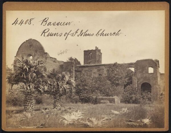 Francis Frith, Bassien.  Ruins of St. Johns Church