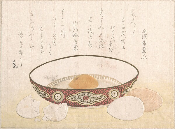 Unidentified artist, Flat Bowl with Eggs