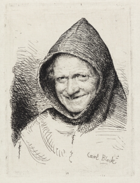 Carl Bloch, Leende munk