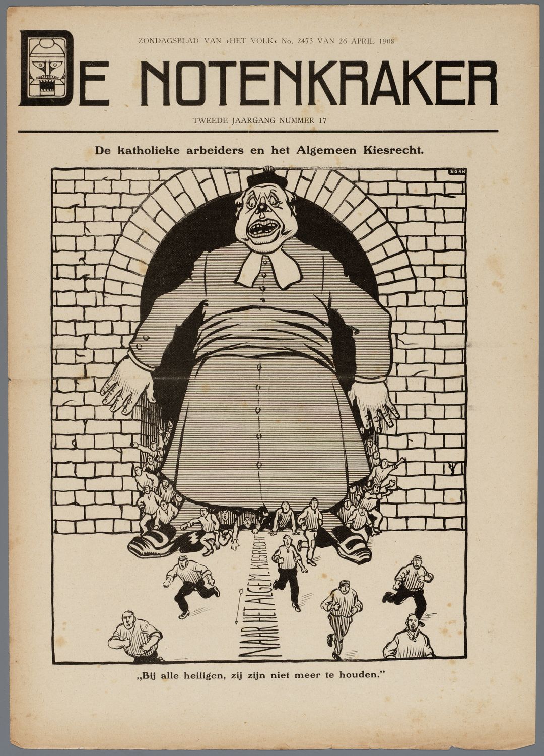 Hahn, Albert,draughtsman., De katholieke arbeiders en het algemeen kiesrecht