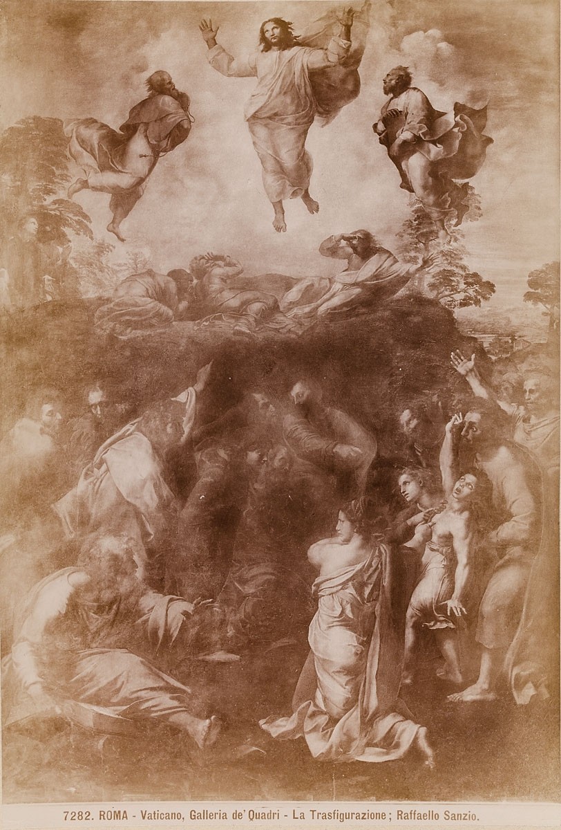 Giacomo Brogi, Roma - Vaticano, Galleria de'Quadri: La Trasfigurazione, Raffaello Sanzio