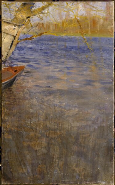Bruno Liljefors, Vid stranden. Vårdag