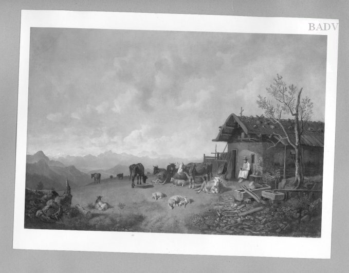 Heinrich Bürkel, Auf der Alm