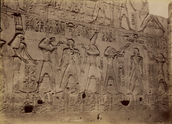 Antonio Beato, [Abydos, Purification of the King] / [Abydos, Purification de Roi]
