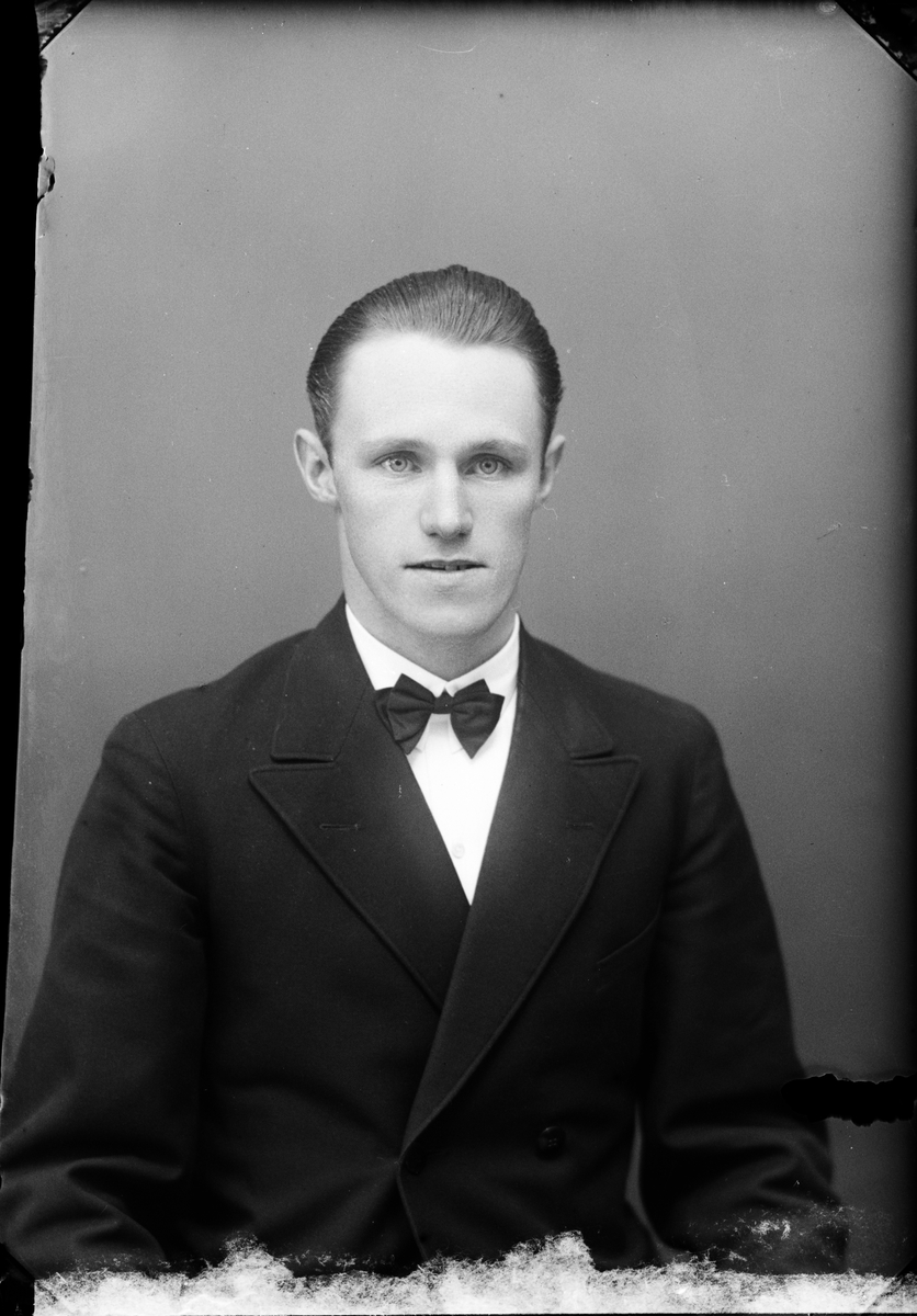 Skötsner-Edhlund, Ateljéporträtt - Gösta Strindberg från Gimo, Skäfthammar socken, Uppland