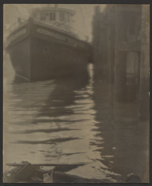 Louis Fleckenstein, [Ship in a Harbor]