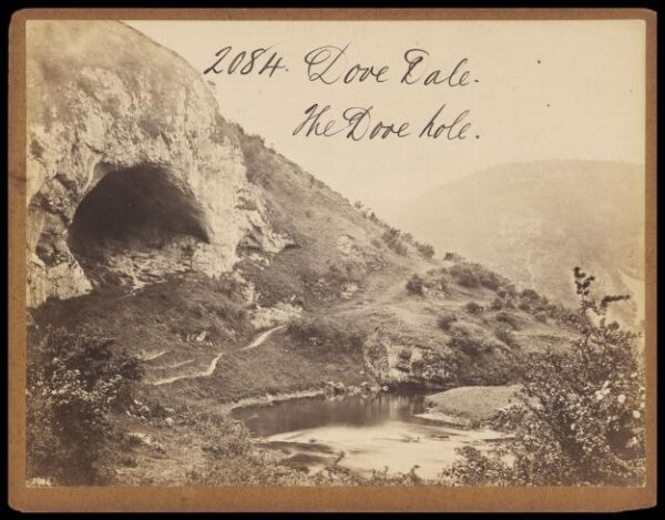 Francis Frith, Dove Dale.  The Dove hole