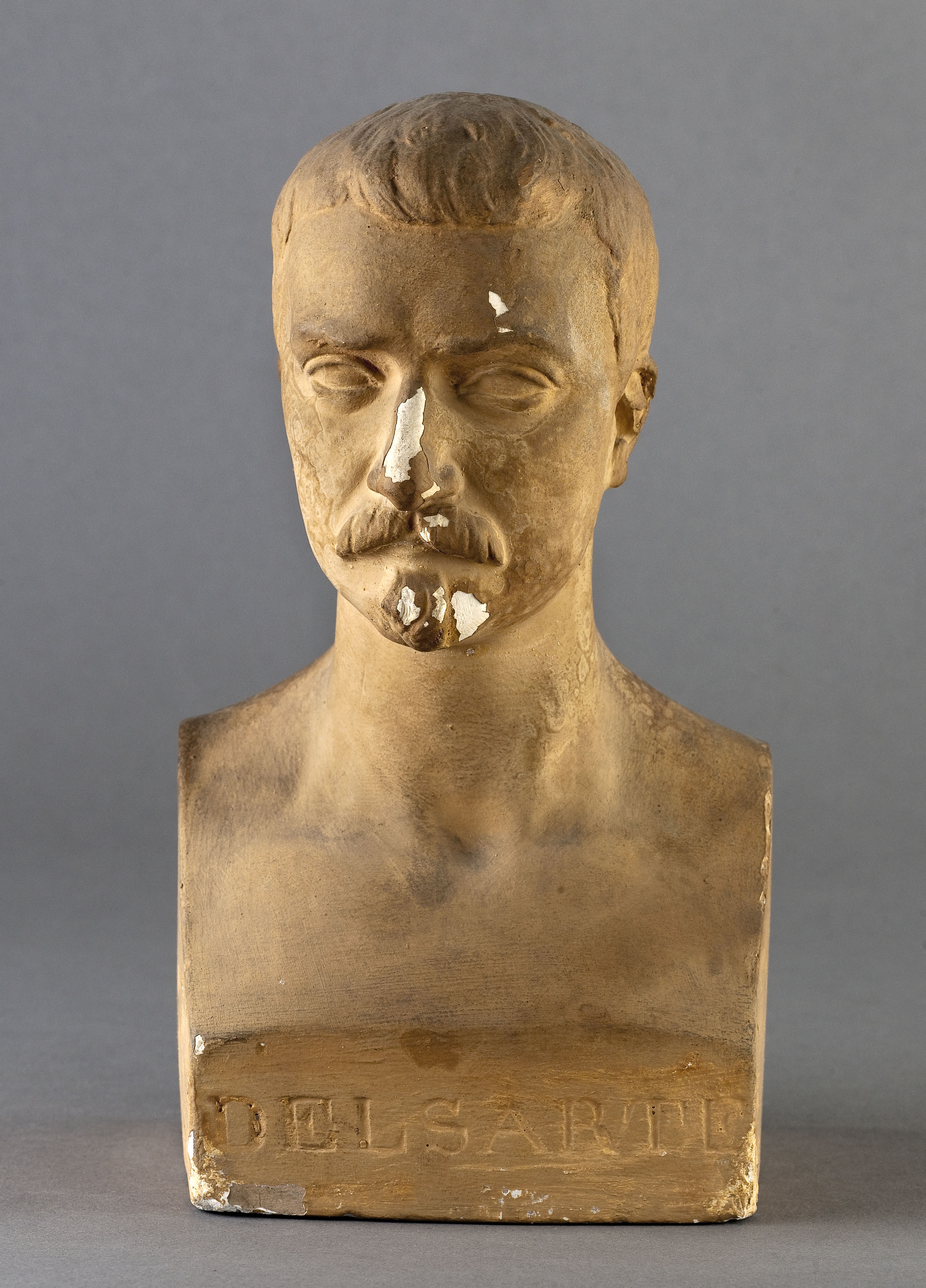 Jean Pierre Dantan, Portrait sérieux du chanteur et professeur de chant François-Alexandre-Nicolas-Chéri Delsarte (1811-1871)