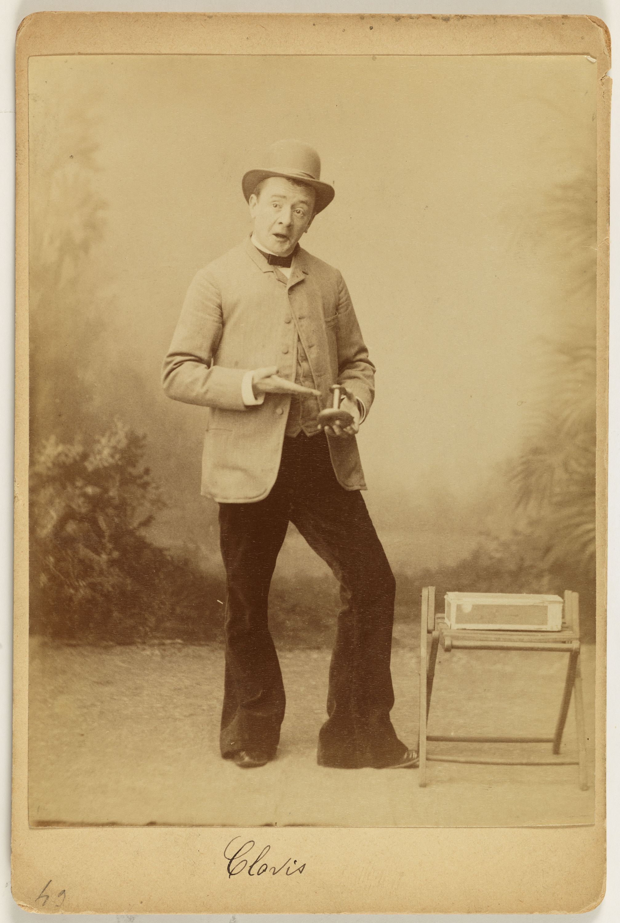 Anonyme, Portrait de Clovis, clown