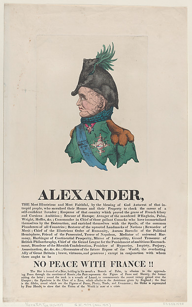 Thomas Rowlandson, Alexander