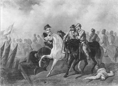 Karel Frederik Bombled, Count Hendrik Casimir of Nassau dies before Hulst. Anno 1640