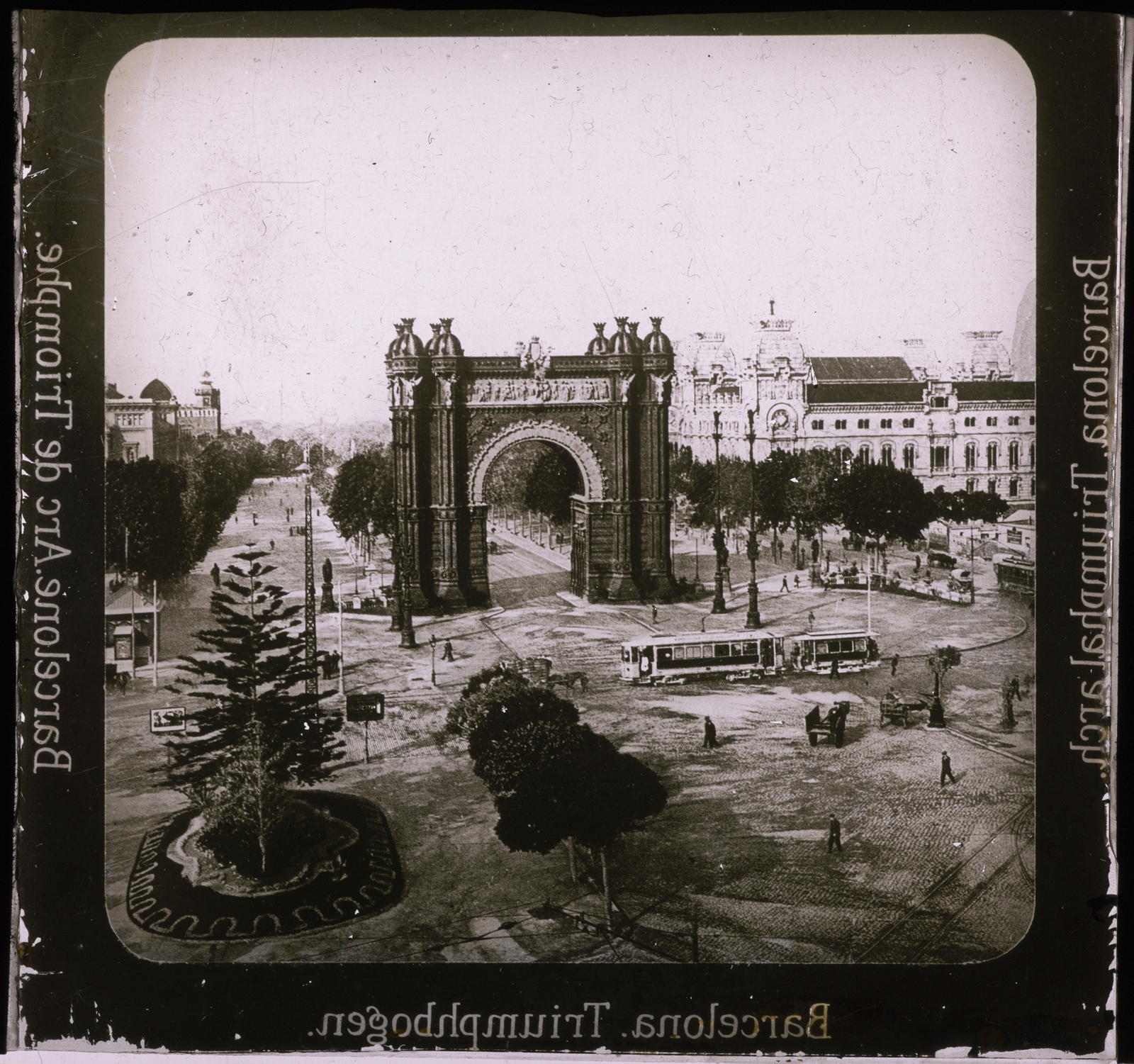 Desconegut, Barcelona. Triumphbogen Projection für Alle