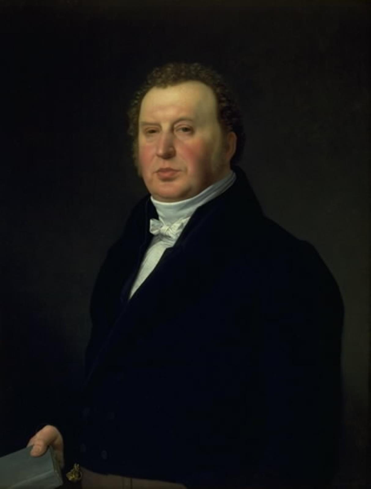C.W. Eckersberg, Politilæge Johan Frederik Rost. Kunstnerens huslæge og ven