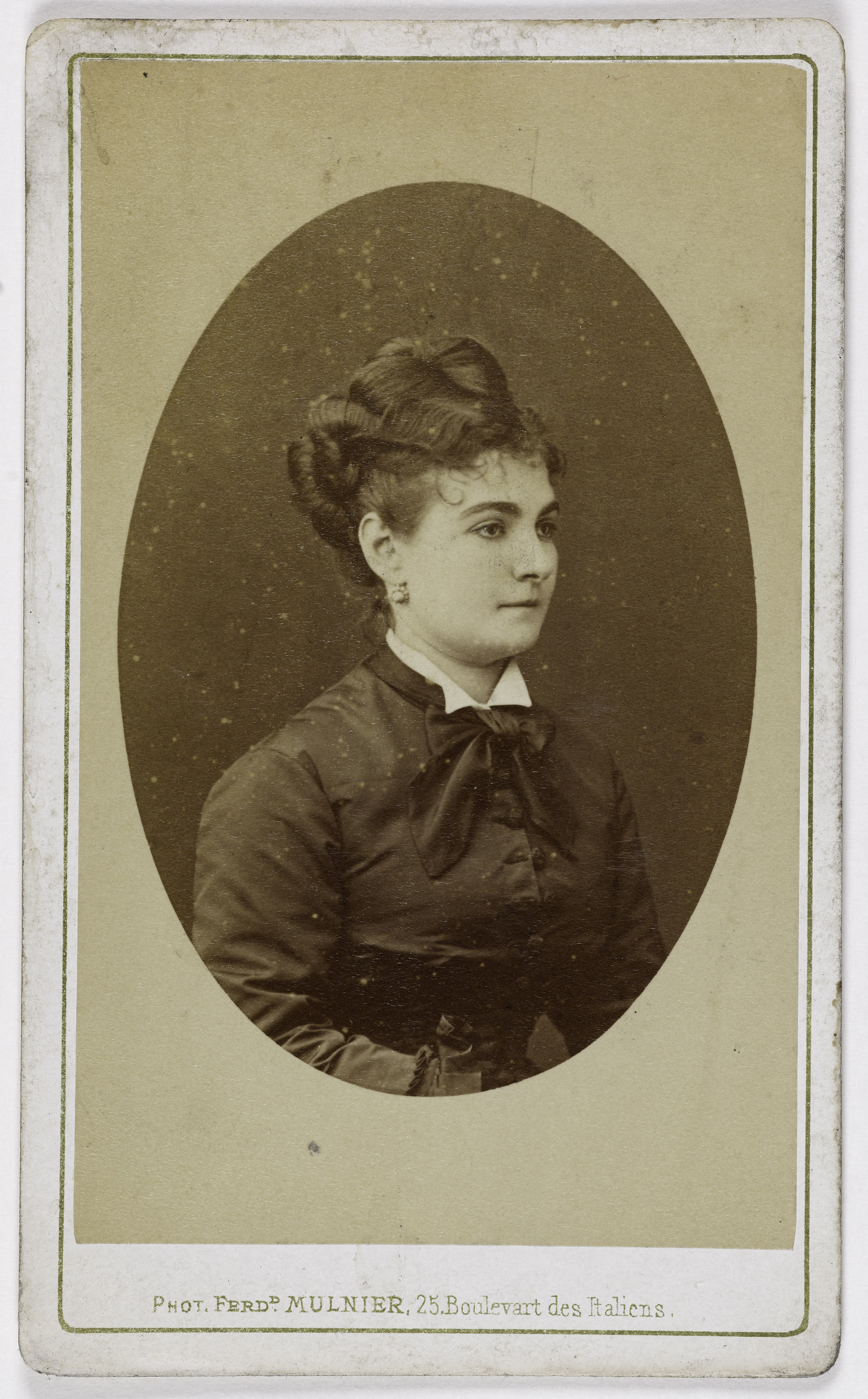Ferdinand Mulnier, Portrait de Duvernoy (actrice au théâtre Lyrique et à l'Opéra comique)