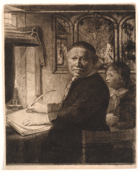 Rembrandt van Rijn, Lieven Williemsz van Coppenol, skrivelærer