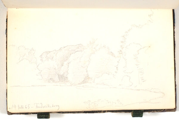 P.C. Skovgaard, Skovbryn ved en sø