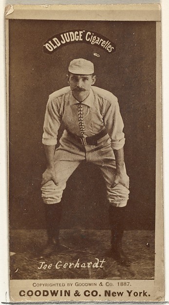 Goodwin & Company, John Joseph "Joe" Gerhardt, from the Old Judge series (N172) for Old Judge Cigarettes