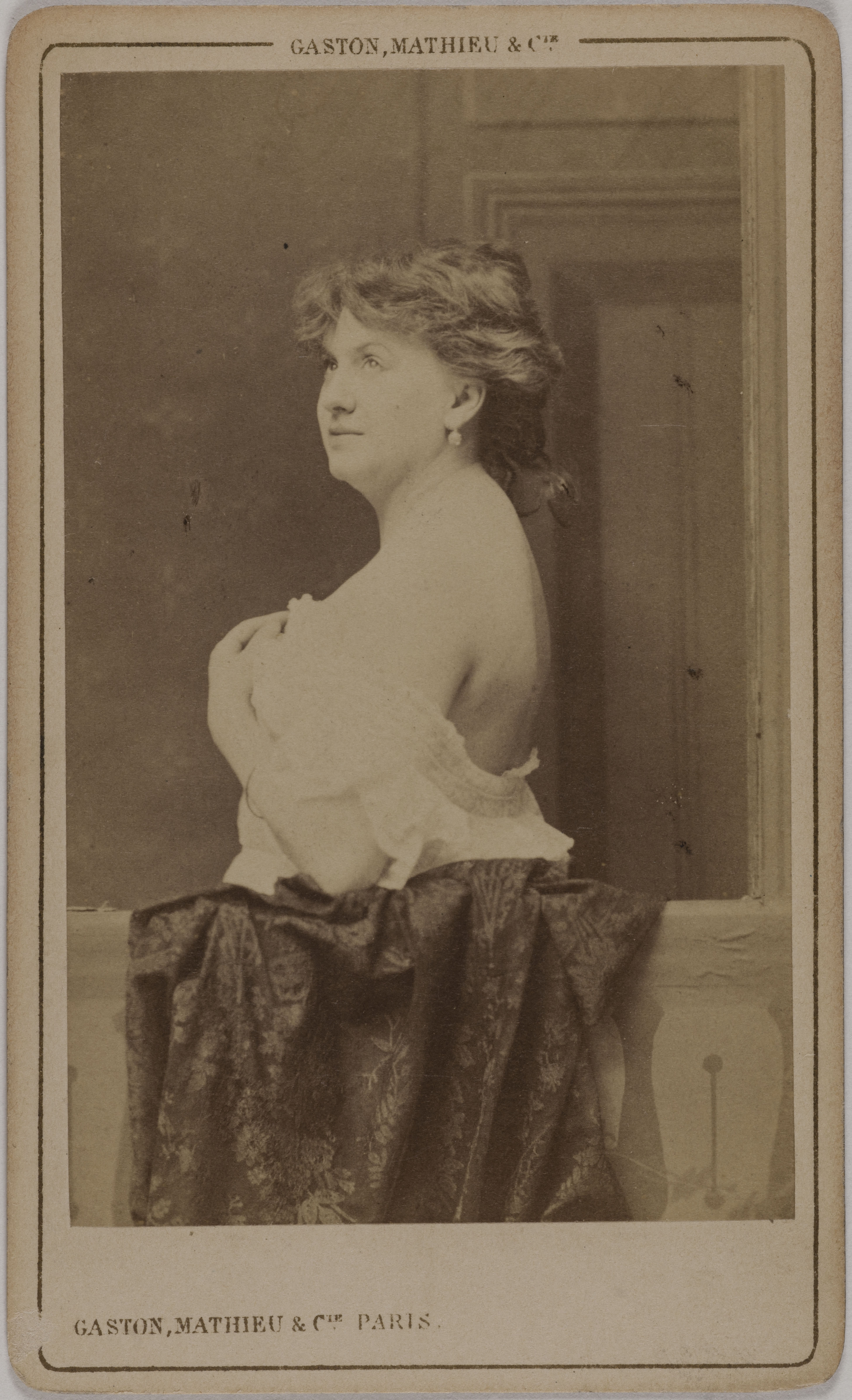 Mathieu & Cie Gaston, Portrait de Blanche d'Antigny (Maria Ernestine Antigny, dite), (1842-1874), (actrice)