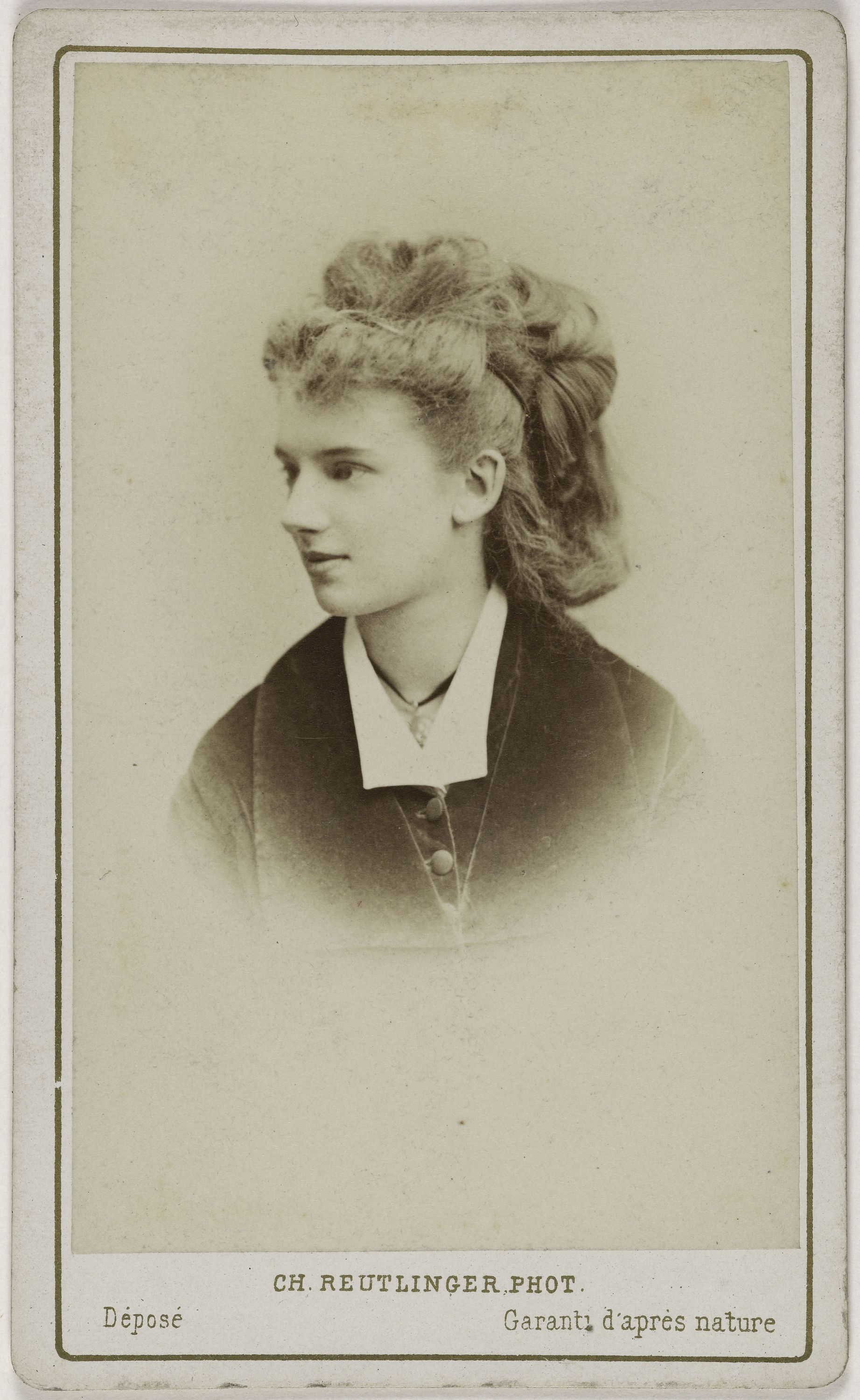 Charles Reutlinger, Portrait de Sophie Croizette (épouse du banquier américain Jacques Stern) (1847-1901), (actrice à la Comédie française)