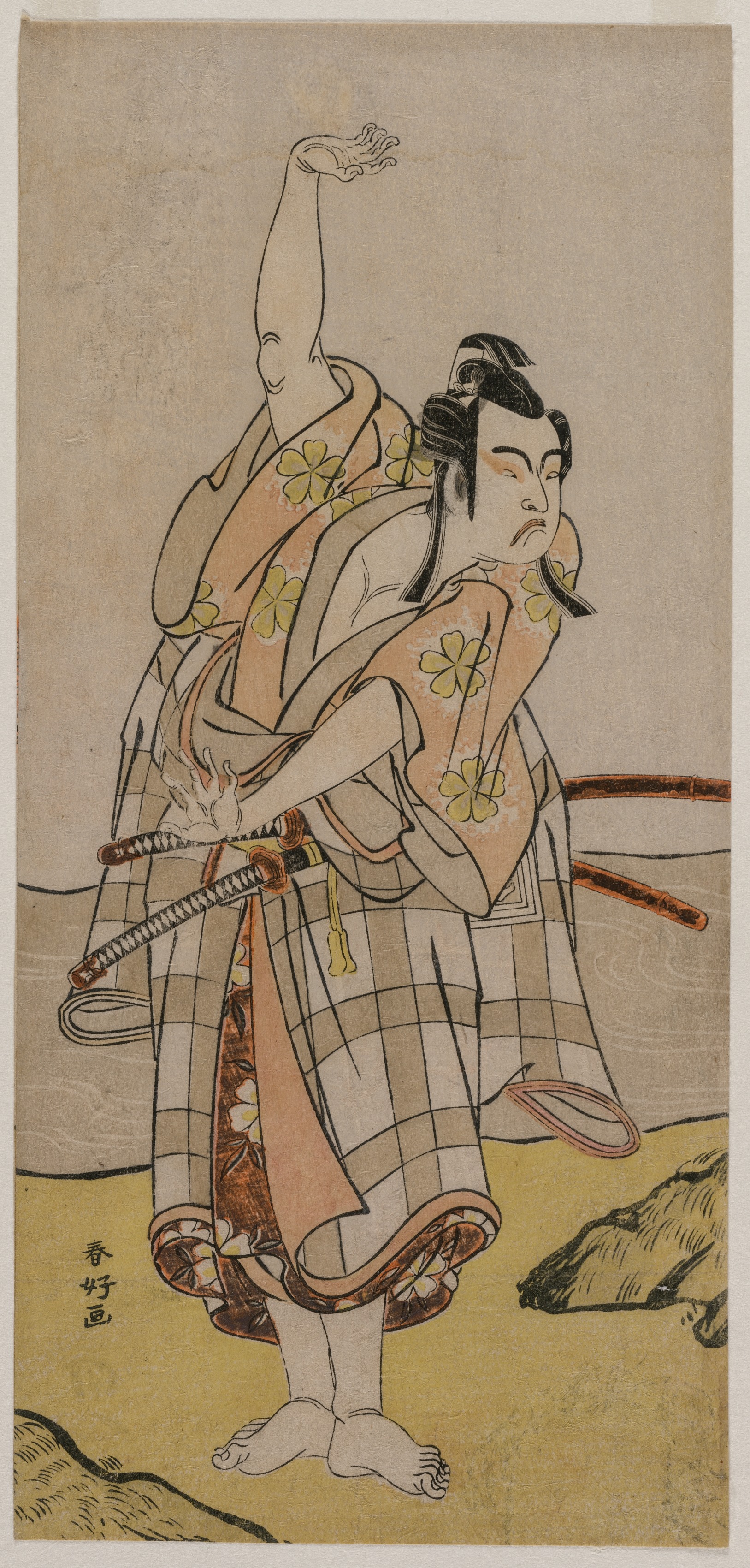 Katsukawa Shunkō, Actor Ichikawa Yaozō II as Sakuramaru