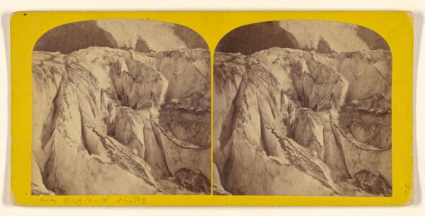William England, Crevasses dans le Hoher-Gleicher, Tyrol.