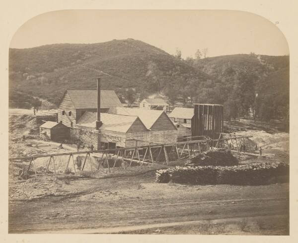 Carleton Watkins, [Mt. Ophir Mill]