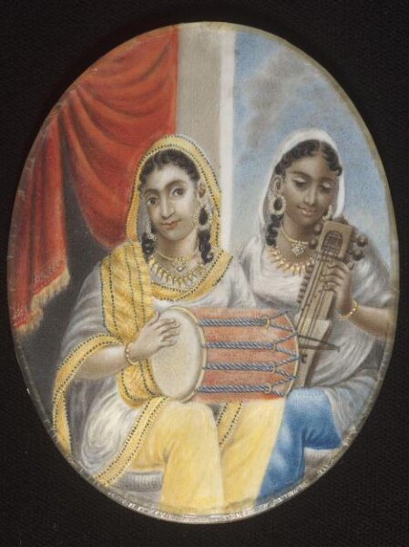 Unknown, One of five paintings of Indian ladies.