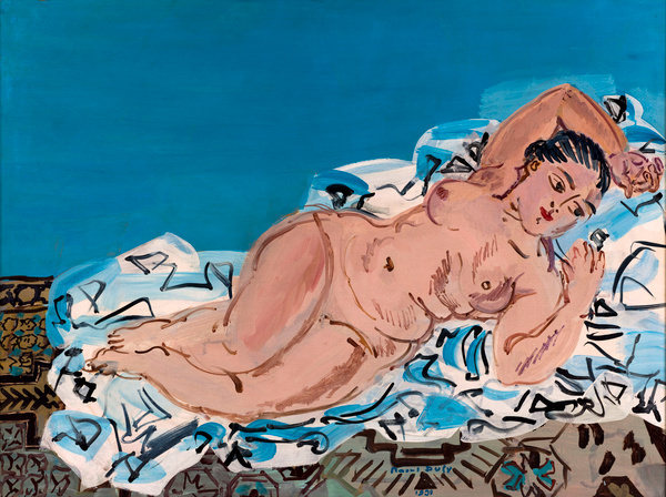 Raoul Dufy, Nu couché