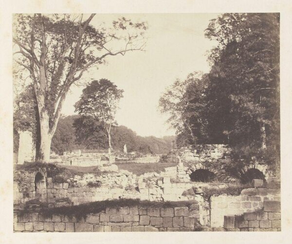 Fenton, Roger, Ruins of Abbot's house, Fountain's Abbey