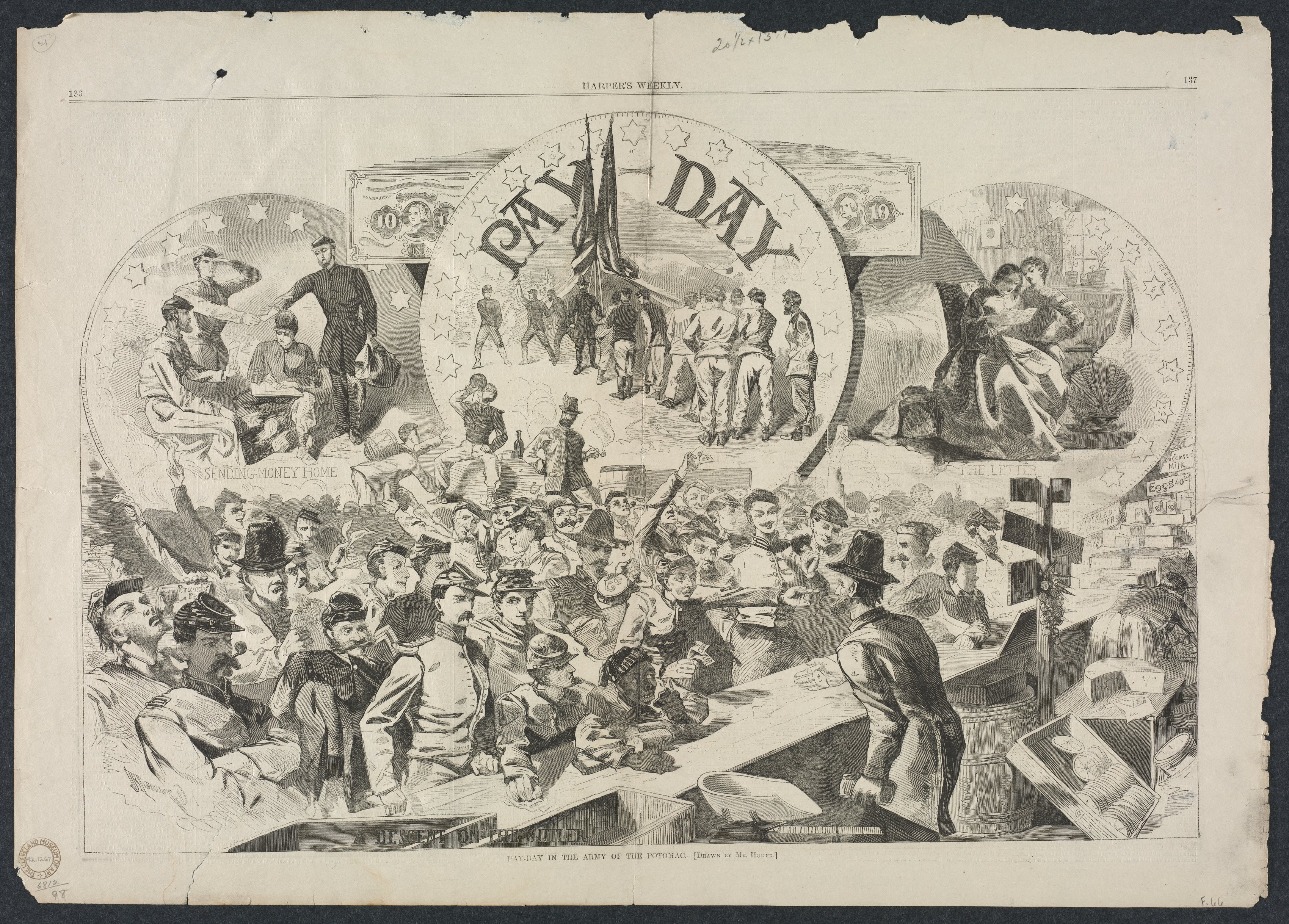 Winslow Homer, Pay Day in the Army of the Potomac