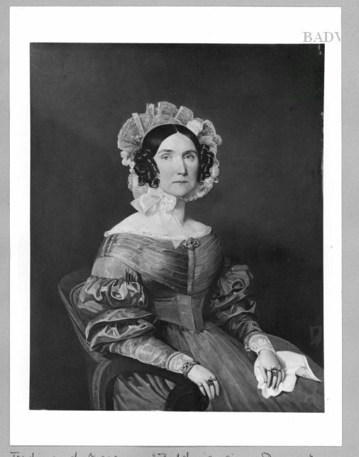 Ferdinand Georg Waldmüller, Portrait of sitting lady