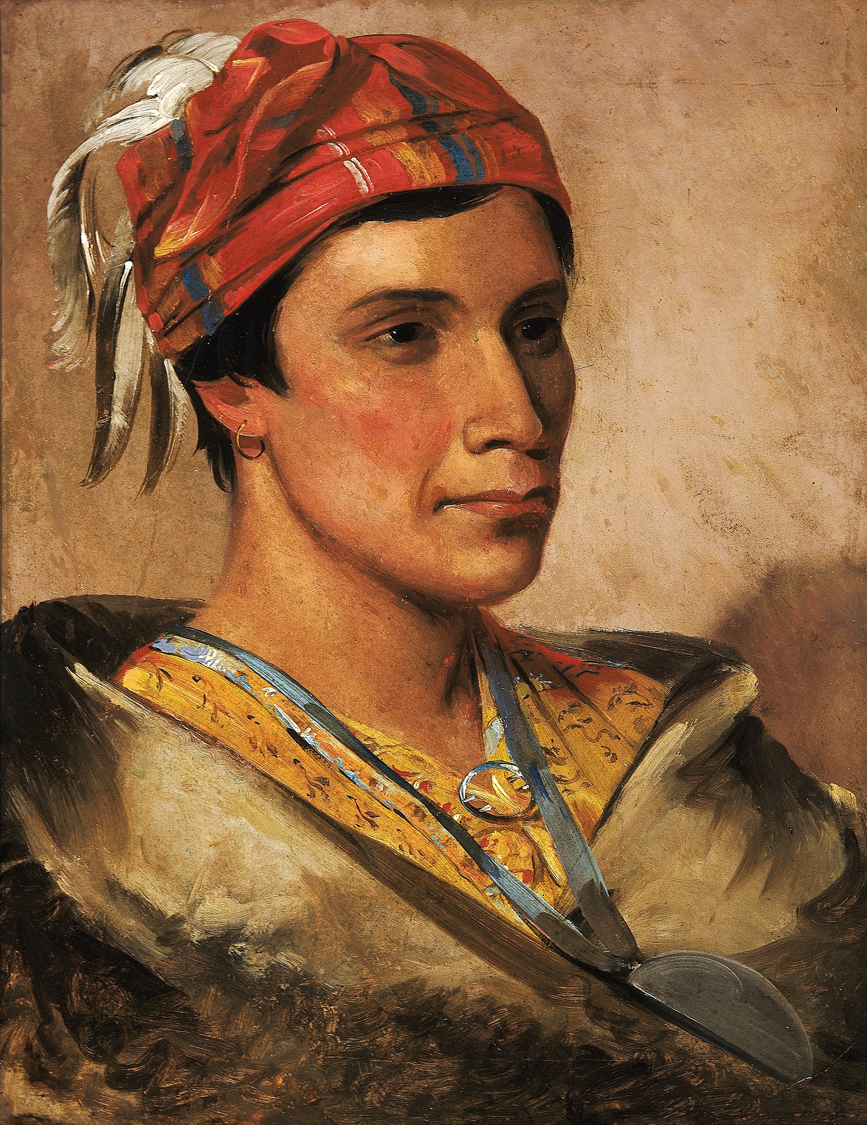 George Catlin, Bread, Chief of the Tribe