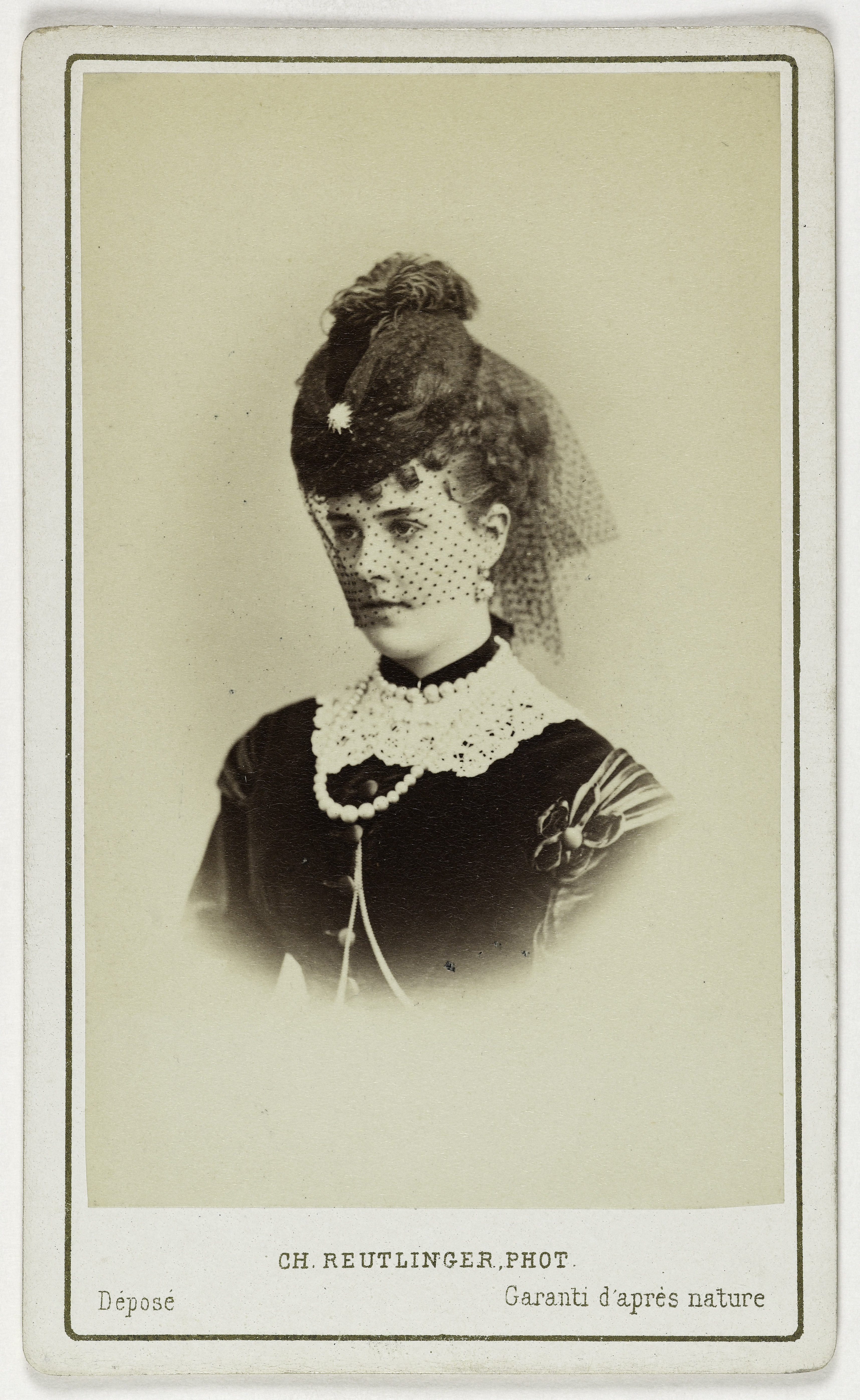 Charles Reutlinger, Portrait de Gray Mabel, (actrice)