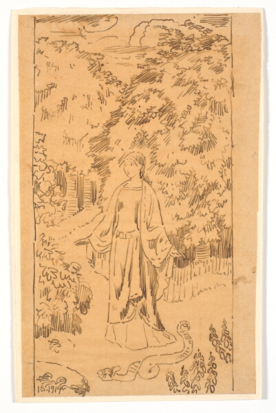 Joakim Skovgaard, Kalke med folkevisemotiv (Jomfruen i ormeham)