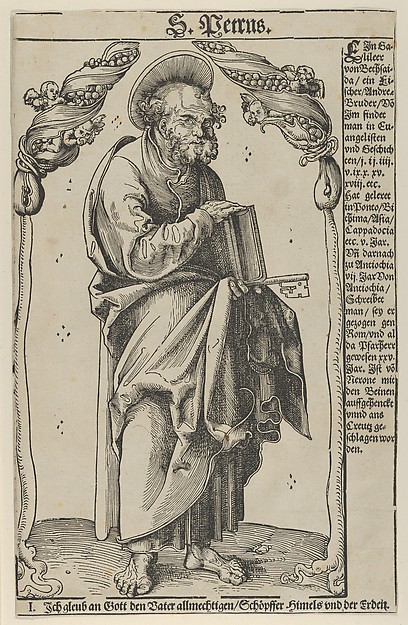 Lucas Cranach the Elder, Peter from Christ, the Apostles and St. Paul