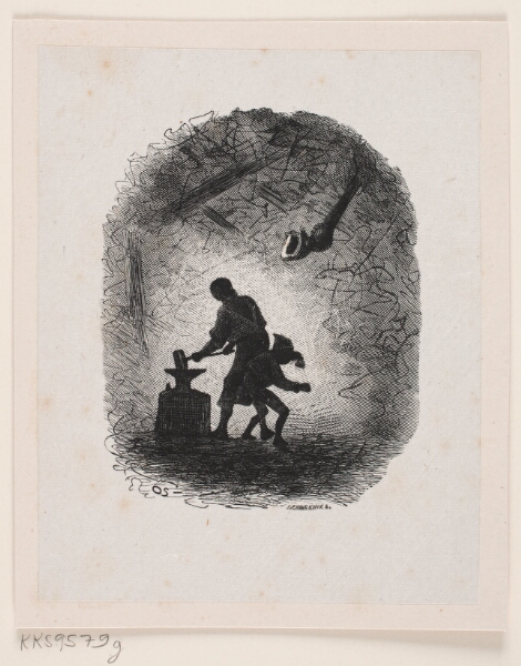 H.P. Hansen, Illustration til "Gutten og Fanden"