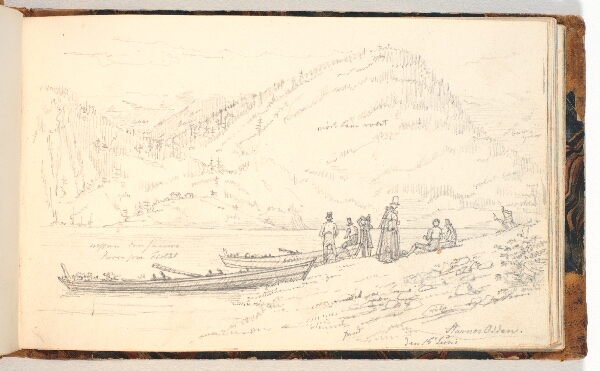 Martinus Rørbye, Fjordlandskab med figurer
