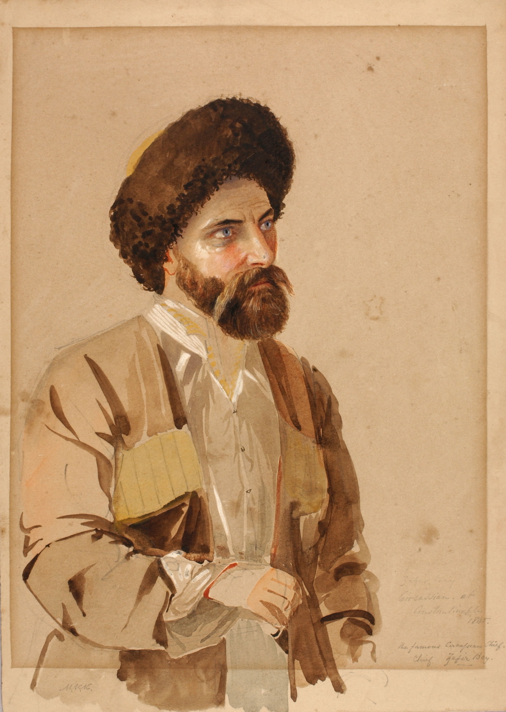 Miner Kilbourne Kellogg, Circassian at Constantinople